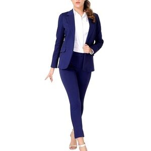 Marycrafts Business Blazer Pant Suit Set For Work